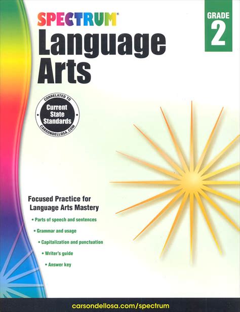 Spectrum Language Arts 2015 Grade 2 Spectrum 9781483812083