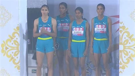 Asian Relay Championships 2024 भारताच्या 4x400 मीटर महिला रिले संघाने