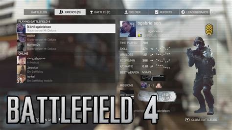 Battlefield 4 Battlelog Features Video 1080p True Hd Quality Youtube