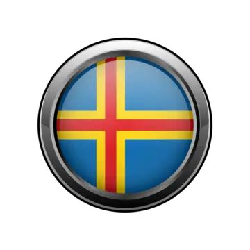 Aland Islands Flag Vector Aland Islands Flag Aland Islands Flag Png