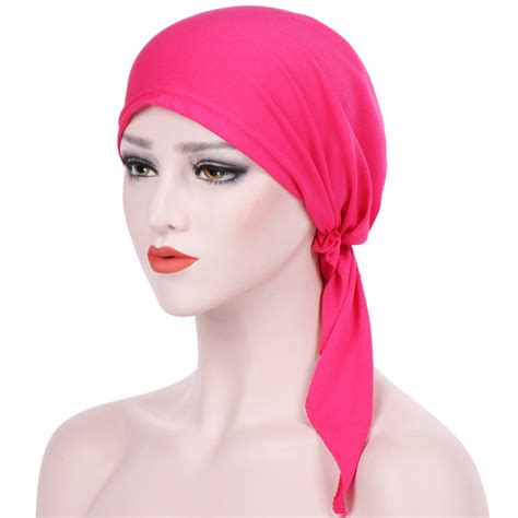 Baberdicy Head Wraps Turbans Turban Cap Wrap Hat Muslim Cap Hair Women