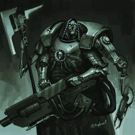 Tech Priest Art By Bojler B 40k Gallery