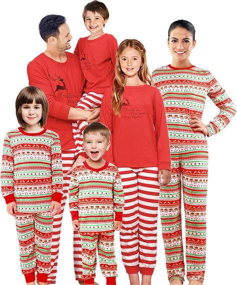 Sunnybuy Weihnachts Familien Pyjama Set Weihnachts Pyjama Nachtw Sche