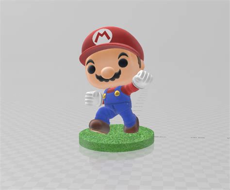 Stl File Mario Funko Pop・template To Download And 3d Print・cults