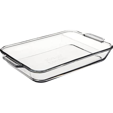 Anchor Hocking 4 8 Quart Rectangular Glass Baking Dish 1 Piece Tempered Tough Dishwasher Safe