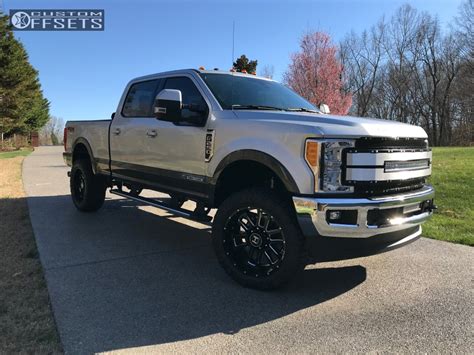 Ford F Super Duty Wheel Offset Aggressive Outside Fender