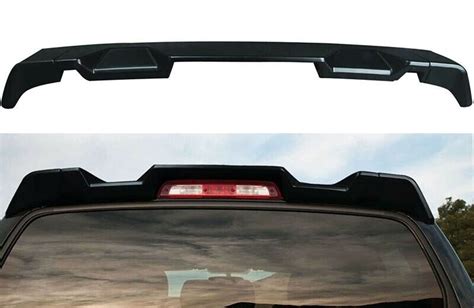 Fit 2015 2020 Ford F 150 Gloss Black Trunk Roof Spoiler Lip Wing All