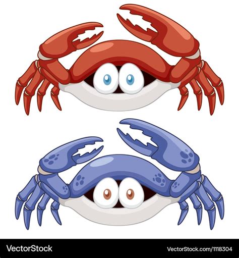 Crab Royalty Free Vector Image VectorStock