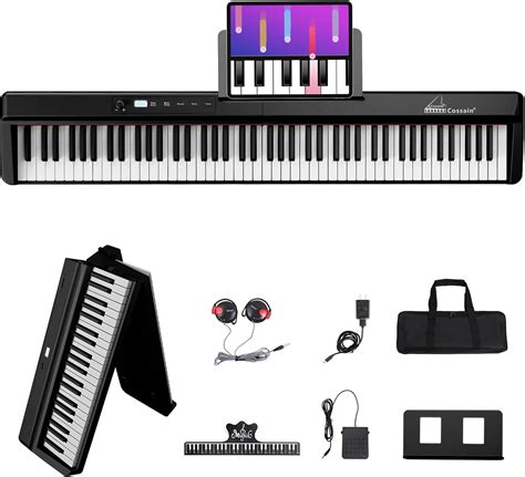 Amazon Cossain Folding Piano Key Keyboard With Upgrade Full