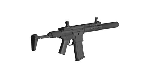 OBJ file AAC Honey Badger 🍯 ・3D printer design to download・Cults