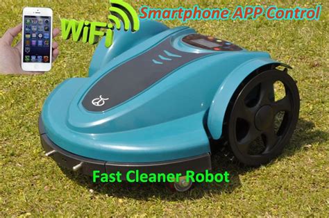 Newest Arrival Robot Grass Cutter With Newest Wifi App Smartphone Control Wireless+water-proof ...