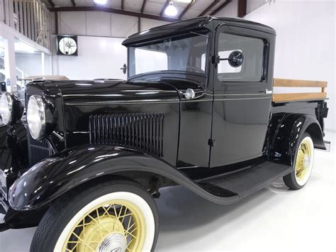 Restored Ford Model B Pickup Added Safety Features