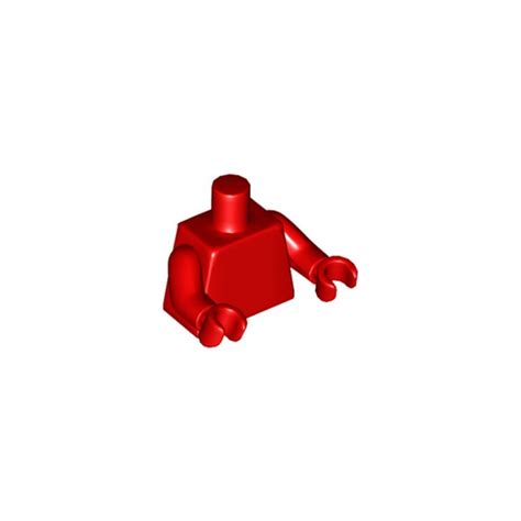 Lego 6323025 Torso Plain Or Personalized Red