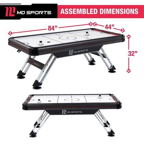 Md Sports 84 Air Powered Hockey Table Md Sports