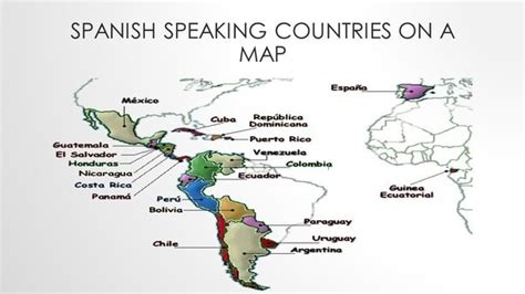 Spanish Speaking Countries And Capitals Map