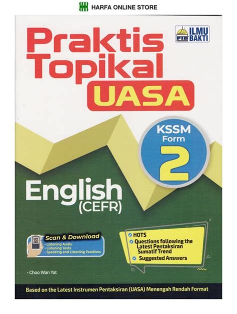 Buku Latihan Praktis Topikal Uasa English Cefr Form 2 Kssm Lazada