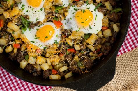 Potato Breakfast Hash with Eggs & Mushrooms | Mushroom Recipes