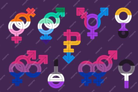 Free Vector Pride Month Hand Drawn Flat Lgbt Symbols