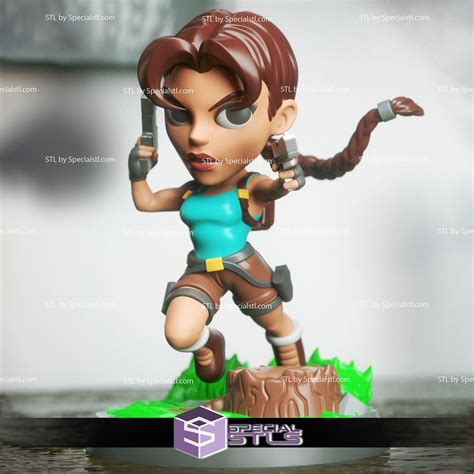 Chibi Stl Collection Lara Croft Tomb Raider Stl Files Specialstl