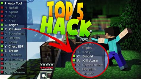 TOP 5 MEJORES HACK MINECRAFT INDETECTABLES PVP 1 8 YouTube