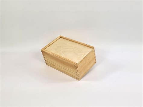 Caja De Madera Pino X X Cm C Tapa Corredera Ref Drpz Mabaonline