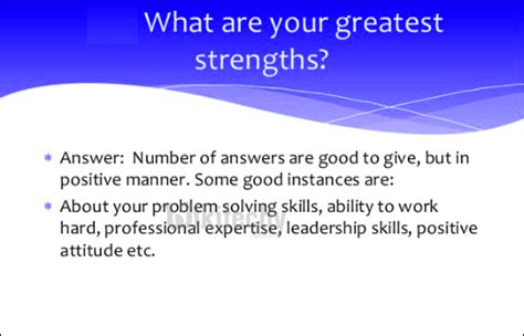 How To Answer What Are Your Strengths In An Interview