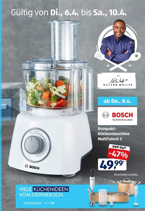 Bosch Kompakt K Chenmaschine Multitalent Angebot Bei Aldi S D