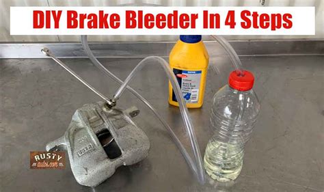 How To Bleed Brakes Without Bleeder DIY Home Bleeder In 4 Steps