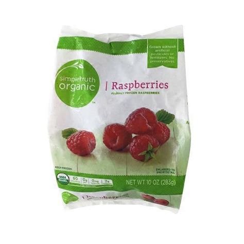 Simple Truth Organic Freshly Frozen Raspberries Oz Bag Instacart