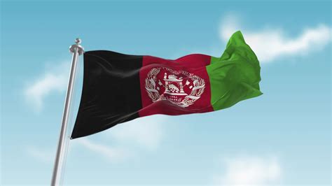 Waving Afghanistan Flag video 3150062 Stock Video at Vecteezy