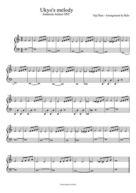 As 25 melhores ideias de Anime sheet music no Pinterest | Clave de sol ...