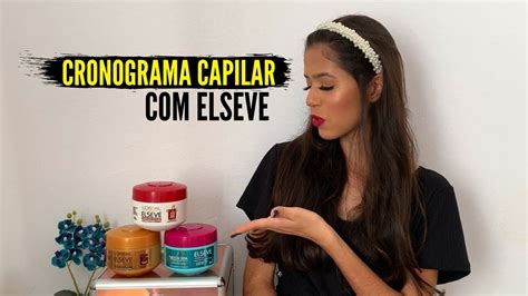 CRONOGRAMA CAPILAR MÁSCARAS DA ELSEVE L ORÉAL YouTube