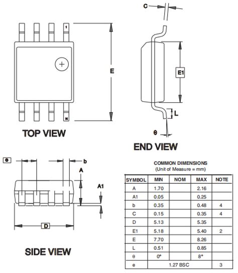 ATTINY85 20SU Microcontroller Circuit Pinout And Datasheet