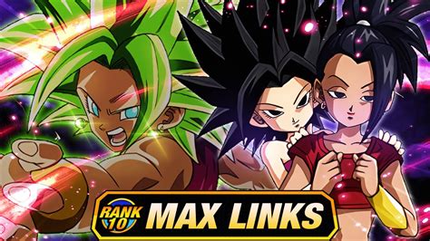 Amazing Level 10 Links 100 Rainbow Star Kale And Caulifla Kefla Dbz