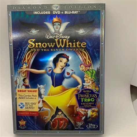 Media Walt Disney Snow White And The Seven Dwarfs Dvd And Bluray