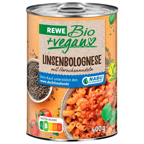 Rewe Bio Linsenbolognese Vegan G Schnell Lecker Nachhaltig