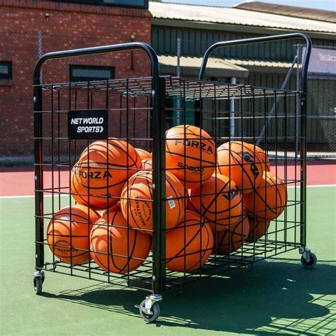 Basketball Ball Storage Cage Trolley | Net World Sports