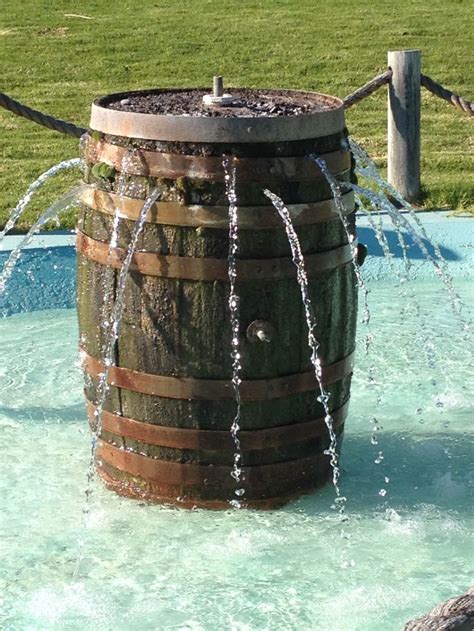 Pin By Kathy Leddy Wabbel On Wine Barrel Ideas Wine Barrel Water