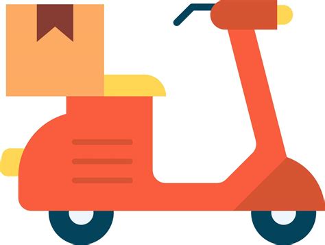 Delivery Bike icon vector image. 24230829 Vector Art at Vecteezy