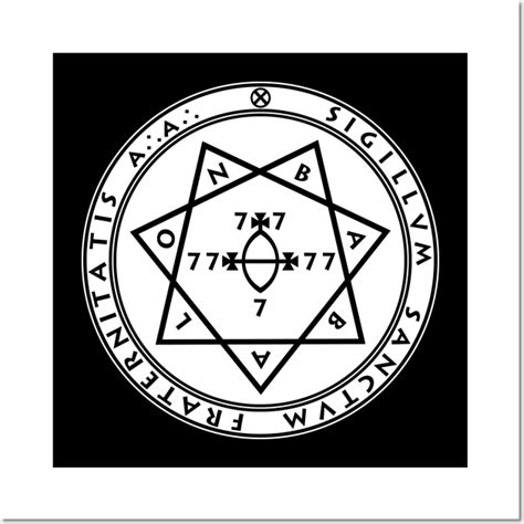 Star Of Babalon Thelemic Posters And Art Prints Teepublic