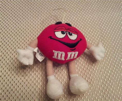 M M Mandms Characters Red Mars 1997 5 Tall Plush Stuffed Animal Toy