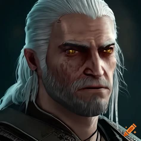 3d Rendering Of Geralt Of Rivia From The Witcher