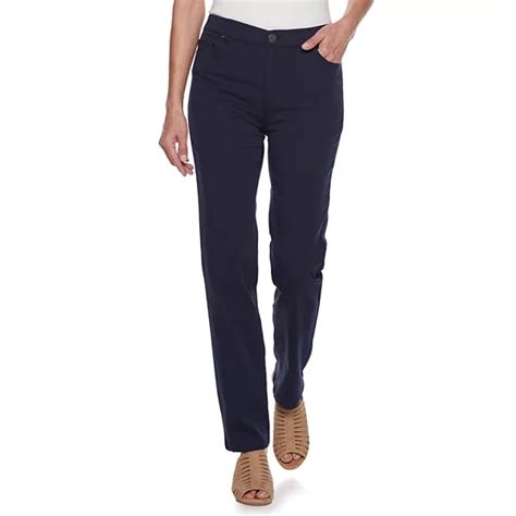 Womens Croft And Barrow® Effortless Stretch Straight Leg Pants