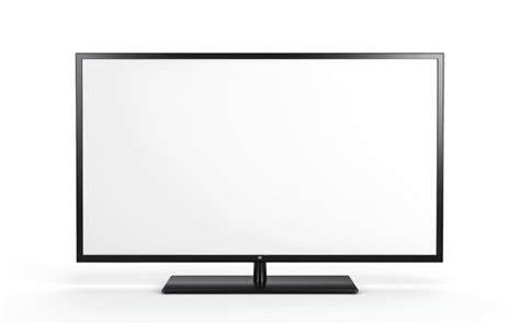 Premium Photo | The White Screen of LED TV LED TV television with white screen