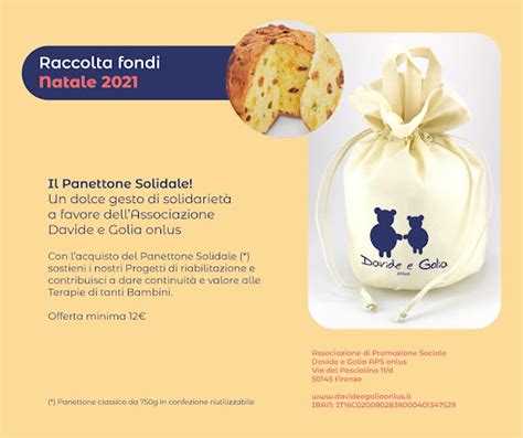 Associazione Davide E Golia Onlus Raccolta Fondi Natale