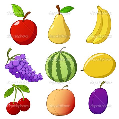 Cute And Colorful Fruits In Cartoon Colors Photo 34726811 Fanpop