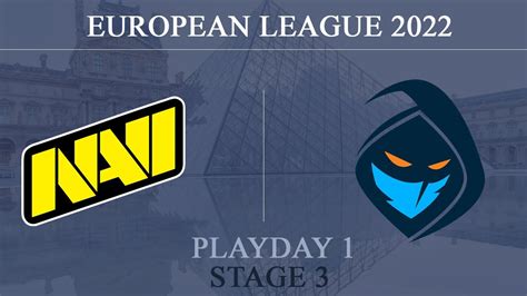 NAVI Vs RGE Oregon EUL 2022 Stage 3 Playday 1 YouTube