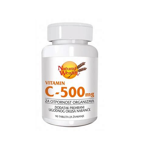 Natural Wealth Vitamin C 500mg Tablete A 100 Apoteka Milica