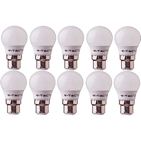 V Tac Led W G Golf Ball Bulbs Pack Of B Bc Bayonet Cap