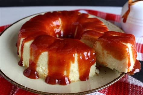 Pudim De Queijo Cobertura De Goiabada